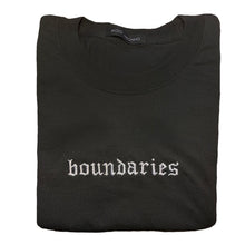 Load image into Gallery viewer, &quot;BOUNDARIES&quot; TEE - GOTHIC
