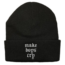 Load image into Gallery viewer, &quot;MAKE BOYS CRY&quot; BEANIE
